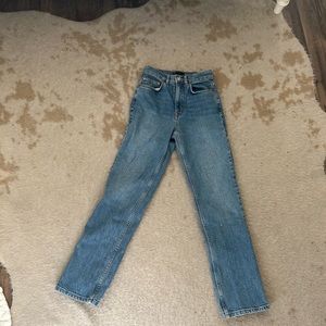 ASOS High Rise Women Jeans in Blue